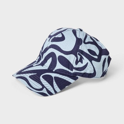 Black History Month Adult Satin-Lined Baseball Hat - Blue