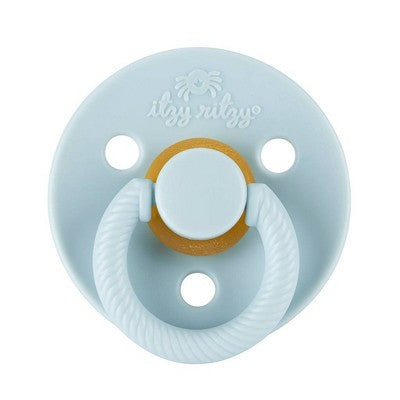Itzy Ritzy Natural Soother - Natural Rubber Nipple - 2pk - Harbor/Coast