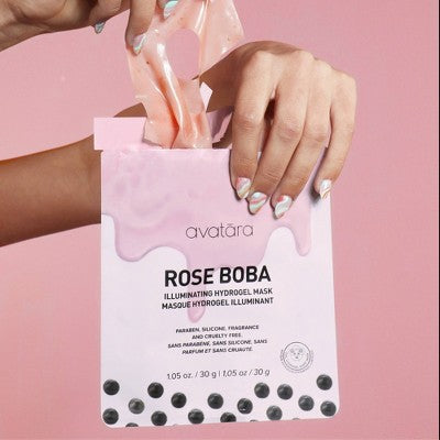 Avatara Rose Boba Hydrogel Face Mask - 0.98oz