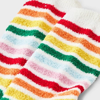 Kid's Lollipop Christmas Cozy Crew Socks - Assorted Colors 2-5