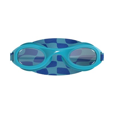 Speedo Glide with Fabric Strap Kids' Swim Googles - Laser Aqua/Celeste