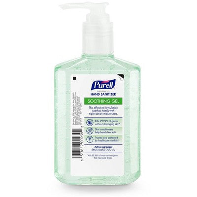 Purell Advanced Hand Sanitizer Soothing Gel with Aloe and Vitamin E - 8 fl oz