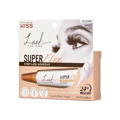 KISS Products Lash Couture Glue - Clear False Eyelashes - 0.24oz
