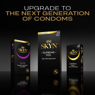 SKYN Supreme Non-Latex Lubricated Condoms - 10ct EXP 12/31/2027