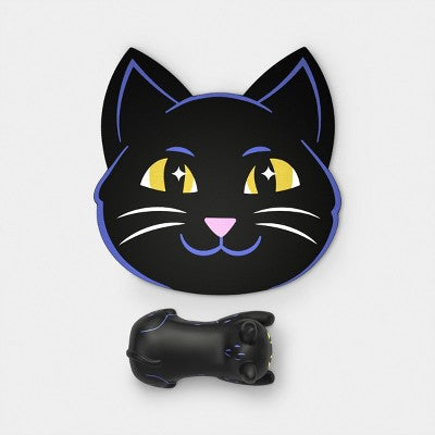 Mouse Pad with Wrist Rest - heyday Cat