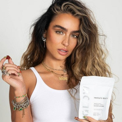 Imarais Beauty Glow Skincare Gummies for Hydration, Collagen Boosting - Vegan and Sugar-Free - 30ct