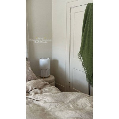 HoMedics Smart True HEPA Large Room Air Purifier with Air Quality Sensor and UV-C: Odor Eliminator, Smartphone App Control