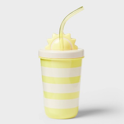 17 fl oz Tumbler with Figural Sun Lid Yellow - Sun Squad