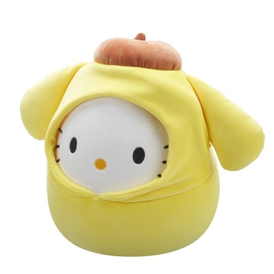 Hello Kitty 8" Squishmallows Plush in Pompompurin Hoodie