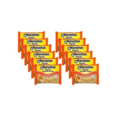 Maruchan Chicken Ramen Noodle Soup - 3oz / 12ct