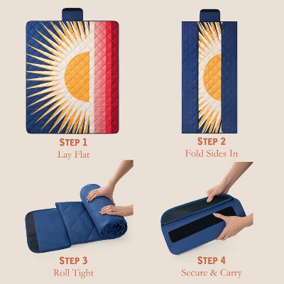 Weatherproof Vintage Sun Throw Blanket