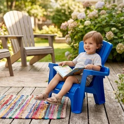 American Plastic Toys Inc. Adirondack Chair Blue