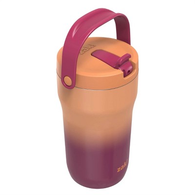 Zak Designs 14 fl oz Stainless Steel Insulated Tumbler - Pink/Orange Ombre