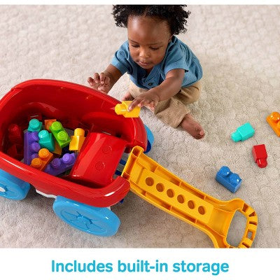 Mega Bloks Block Scooping Wagon Building Set