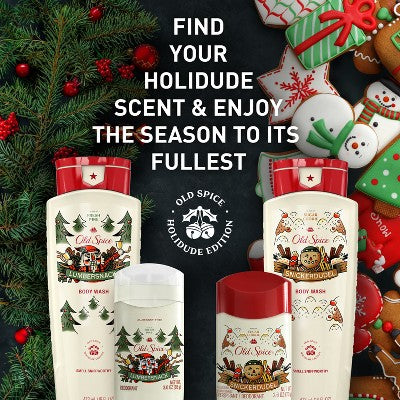 Old Spice Holidude Lumbersnack Body Wash and Deodorant Holiday Gift Set - 2ct