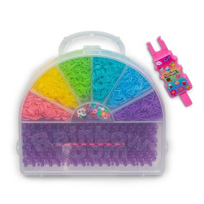 Rainbow Loom Mega Mighty Case Jewelry Kit: Craft Activity Set with Beads, Rubber Bands & Looms