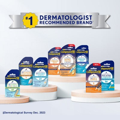 Compound W Freeze Off with Cushion Discs - Wart Remover Treatment - 8 Applications + 12 Discs