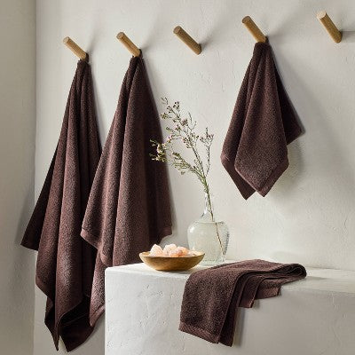 Organic Oversized Bath Towel Brown - Casaluna