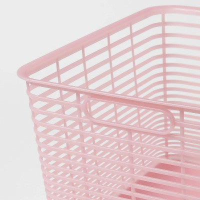 Aria Jelly Decorative Basket Large Pink - Brightroom
