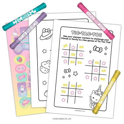 Hello Kitty Stamper Marker Coloring Book