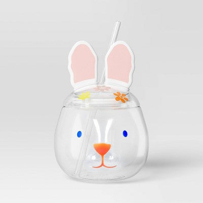 21oz Figural Bunny with Floral Crown Tumbler - Room Essentials