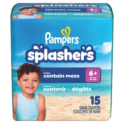 Splashers Pampers Swim Diapers Jumbo Pack - Size 6+ - 15ct