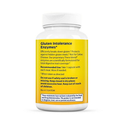 Enzymedica Digest Gold Fast-Acting Vegan Gluten Results for Gluten Intolerance Capsules - 60ct