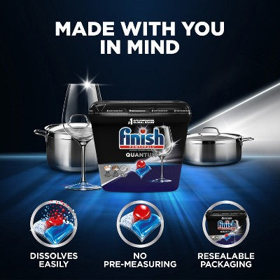 Finish Fresh Quantum Dishwasher Detergent Tablets - 27ct