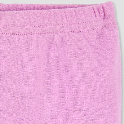 Carter's Just One You? Baby Girls' 2pk Pants - Purple 6M: Slim Fit, Floral Pattern, Full Waistband Elastic, Ankle Length
