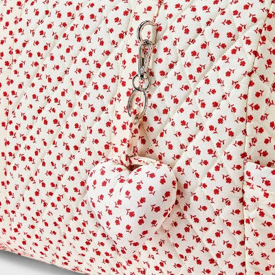 Girls' Heart Shaped Bag Charm - art class Red