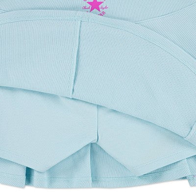 Converse Girls' Ribbed Skort - Light Blue L