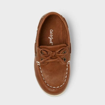 Toddler Hampton Boat Shoes - Cat & Jack Cognac 10T