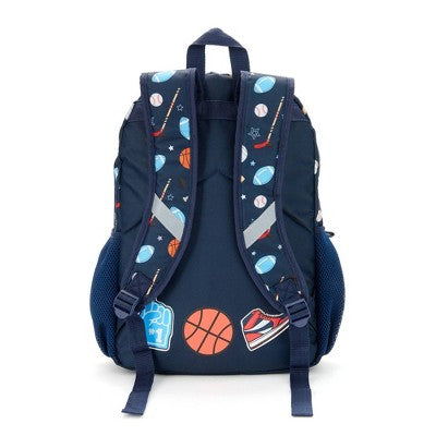 Locker Club Kids' 17" Backpack with Stationery Pencil Pouch - Sport
