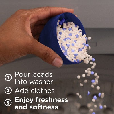 Downy Blends Soft & Fresh In-Wash Scent Booster - Spring Peony Scented Laundry Beads - 24.5oz