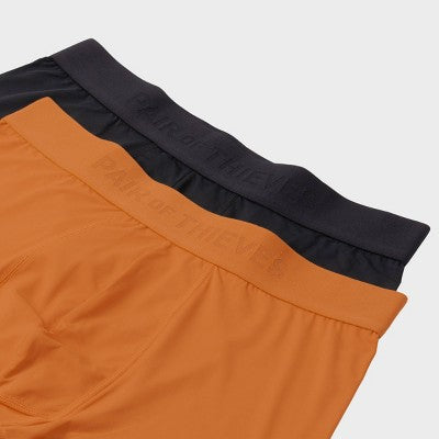 Pair of Thieves Men's 2pk Hustle Boxer Briefs - Gold S