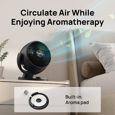 Dreo 7''Air Circulator with Aromatherapy