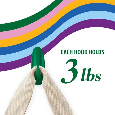 Command 2pk Damage-Free Medium Designer Hooks Watermelon