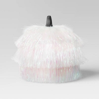 Large Fringed Pumpkin Figurine - Hyde and EEK! Boutique Iridescent