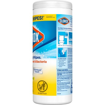 Clorox Lemon Disinfecting Wipes - 50ct