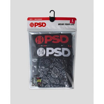 PSD Men's Paisley Print Briefs - Neon M
