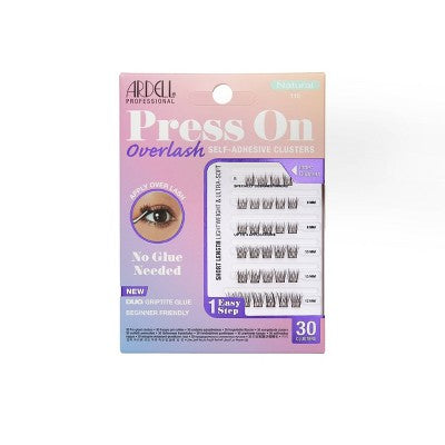 Ardell Press-On Overlash False Eyelashes - Natural 110 - 30ct