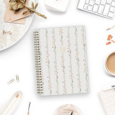 The Everygirl 5.875"x8.625" 2026-2027 Blue Sky Weekly/Monthly Planner Notes Fable Vines Frosted