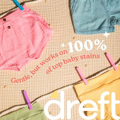Dreft Baby HE Fights Stains Removes Odors Liquid Laundry Detergent 64 Loads - 84 fl oz