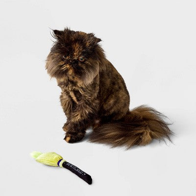 Kicker Broom Cat Plush Toy - Boots & Barkley
