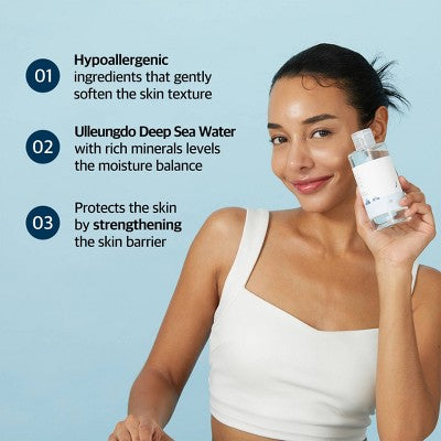 Round Lab 1025 Dokdo Toner Korean Skincare for Skin Balancing and Gentle Exfoliation with Soft Finish - 200ml