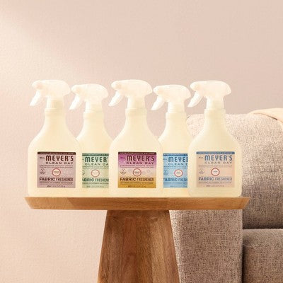Mrs. Meyer's Clean Day Fabric Fresh Air Fresheners - Rain Water - 20oz: Dye-Free, Paraben-Free, Liquid Spray
