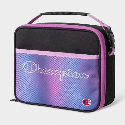 Champion Center Lunch Kit with Tray - Blue/Pink