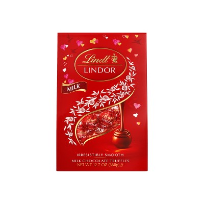 Lindt LINDOR Christmas Milk Chocolate Candy Truffles - 12.7oz