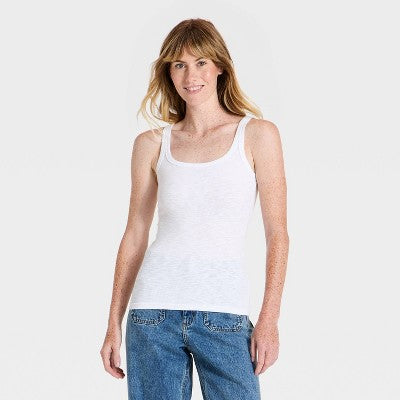 Women's Scoop Tank - Universal Thread White XS