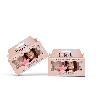 INKED By Dani Deluxe Gift Set Temporary Tattoo Gift Set - 2Pk